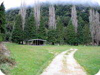 Shelter at Owen River Campsite