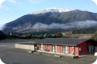 Owen River Motel with Mount Murchison in the Background